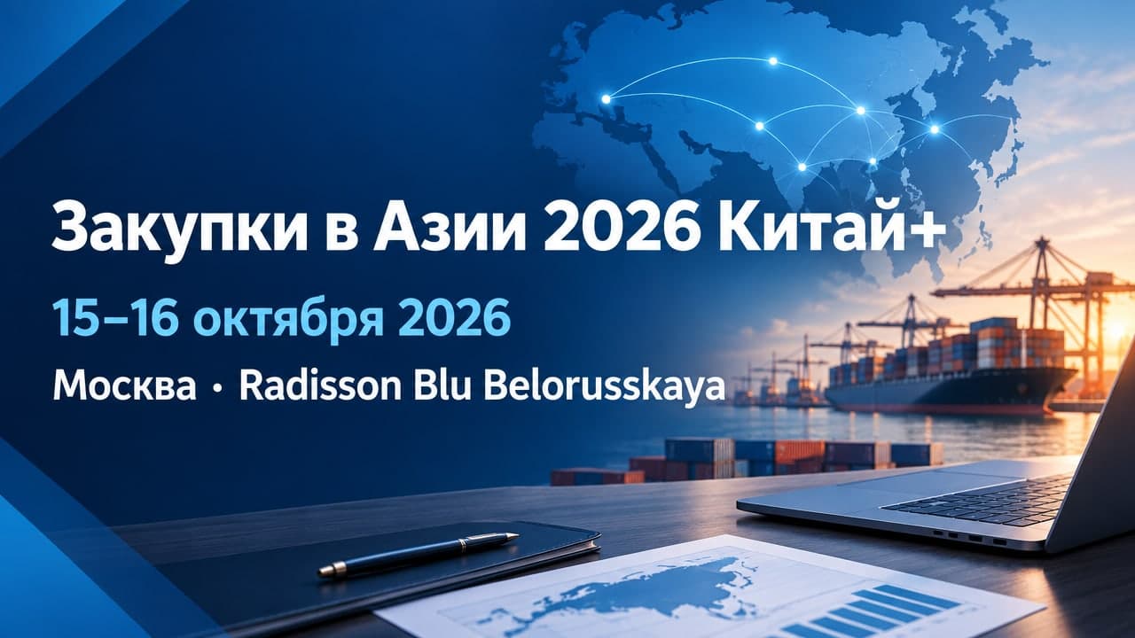 Закупки в Азии 2026 Китай+