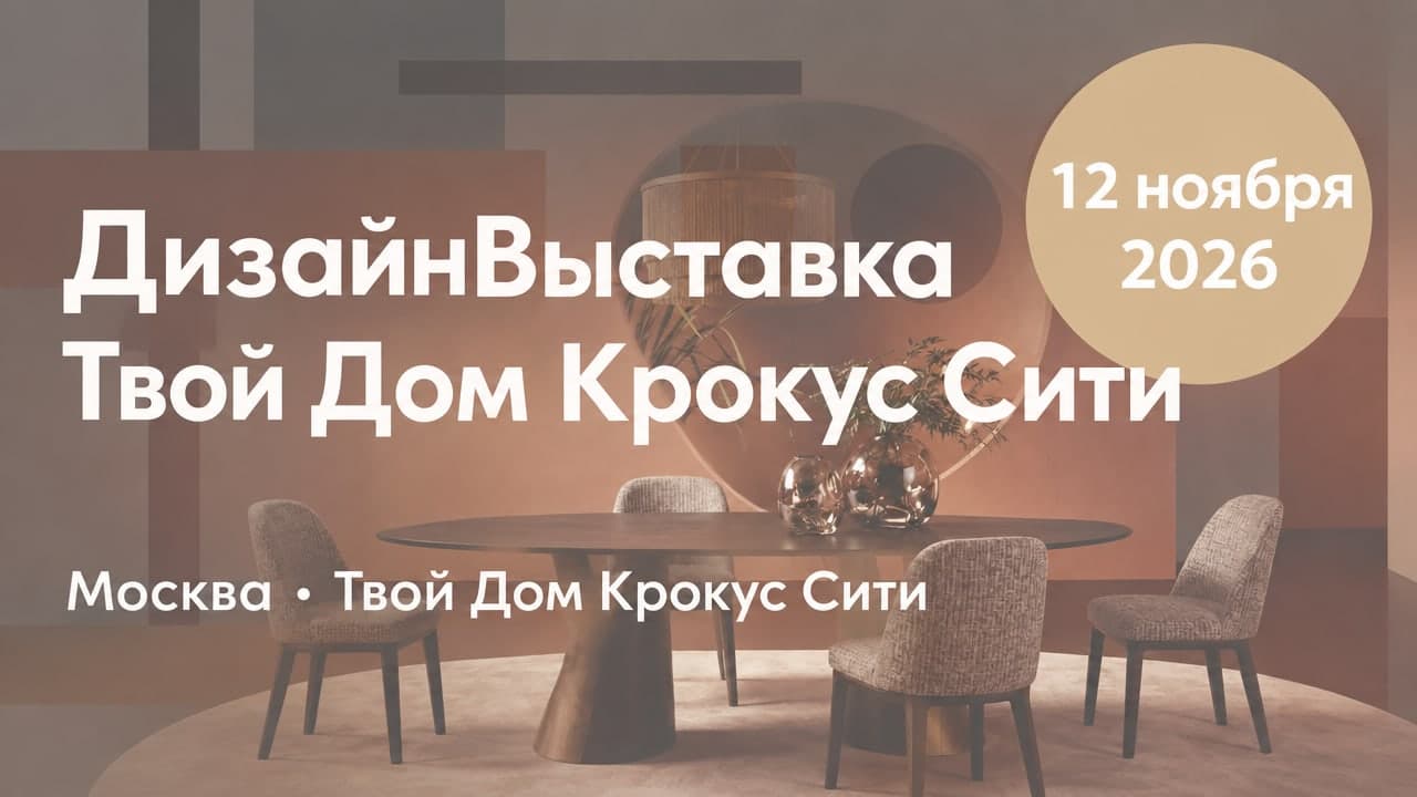 ДизайнВыставка Твой Дом Крокус Сити