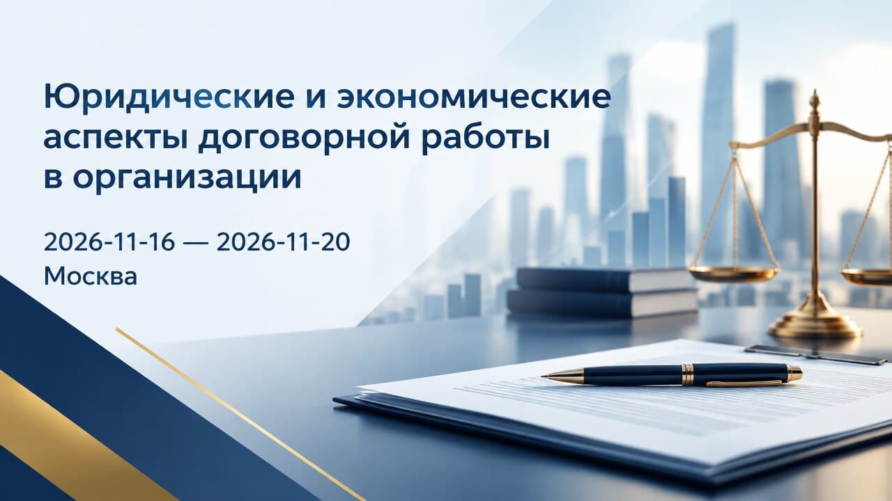 Юридические и экономические аспекты договорной работы в организации