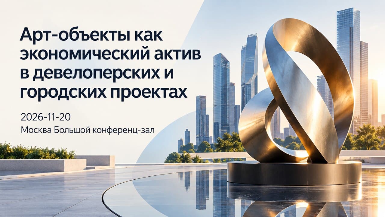 Арт-объекты как экономический актив в девелоперских и городских проектах
