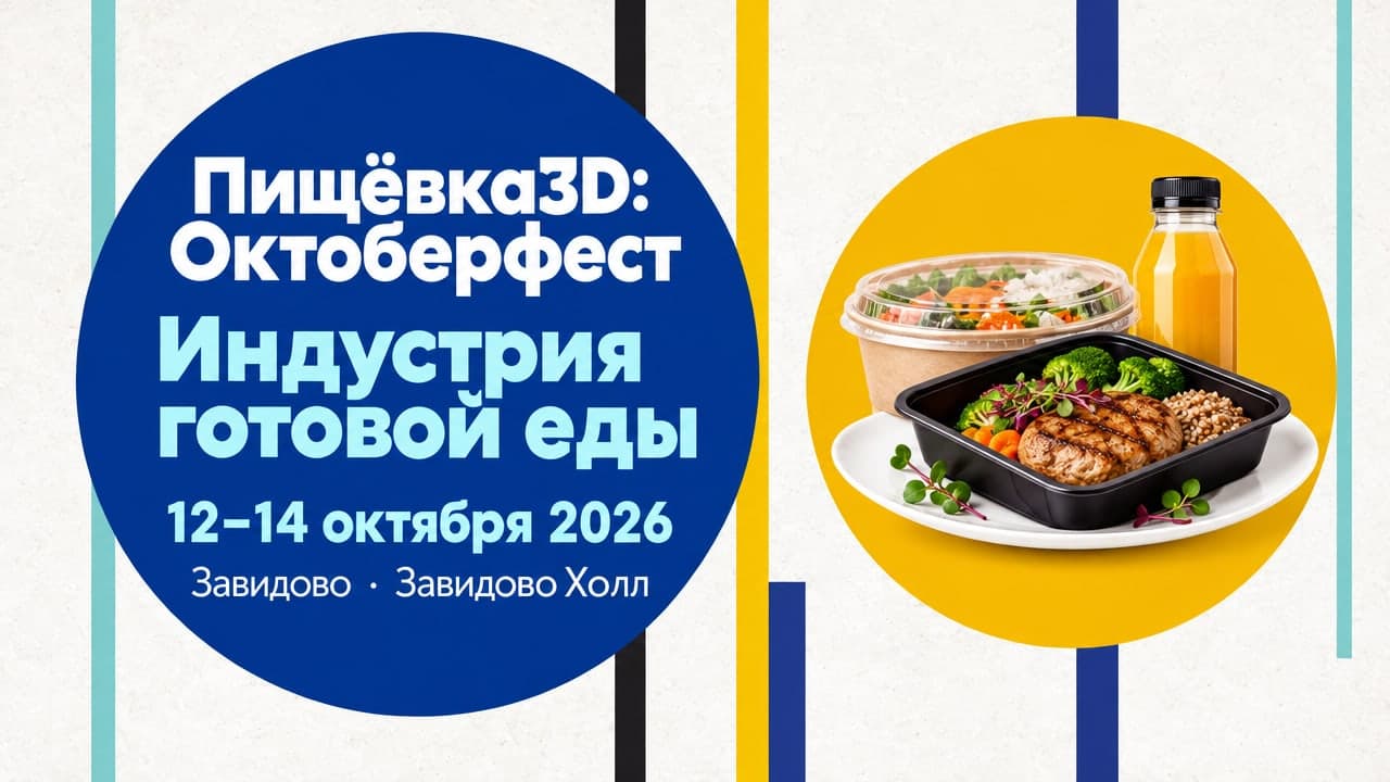 Пищёвка3D: Октоберфест — конференция «Индустрия готовой еды»