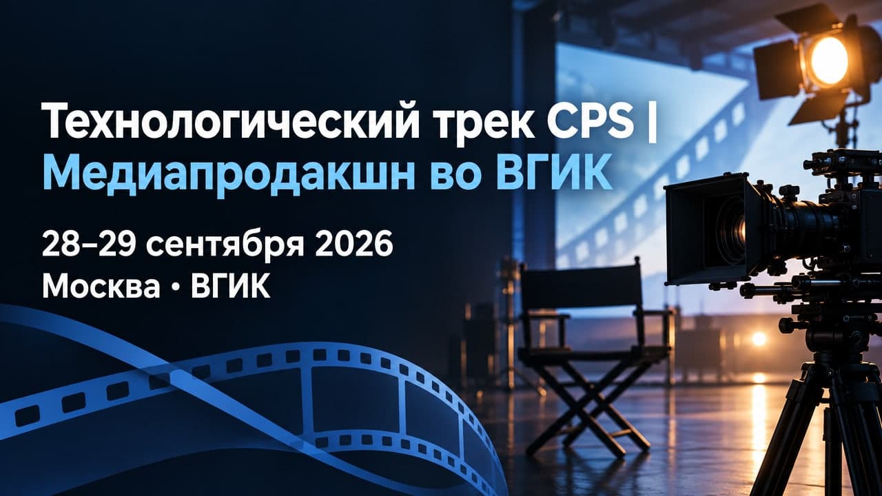 Технологический трек CPS | Медиапродакшн во ВГИК