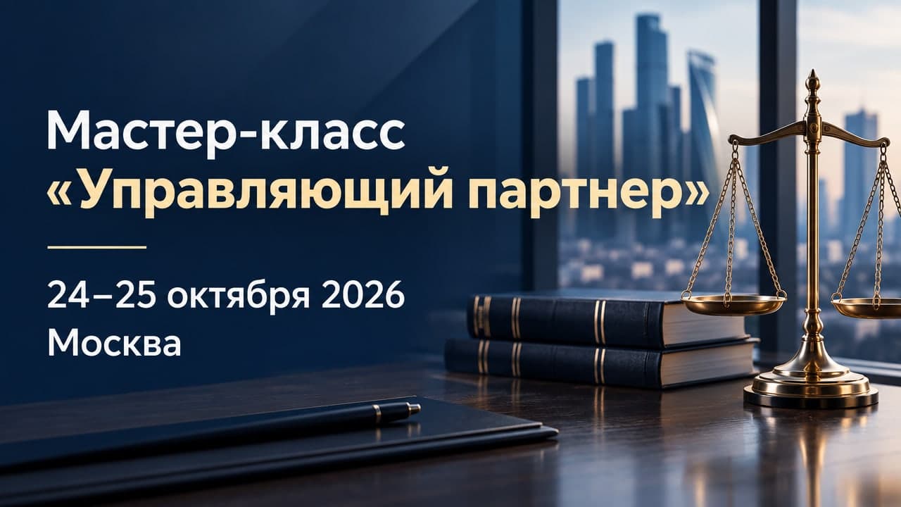 Мастер-класс «Управляющий партнер»