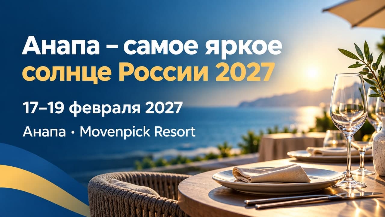 Анапа – самое яркое солнце России 2027