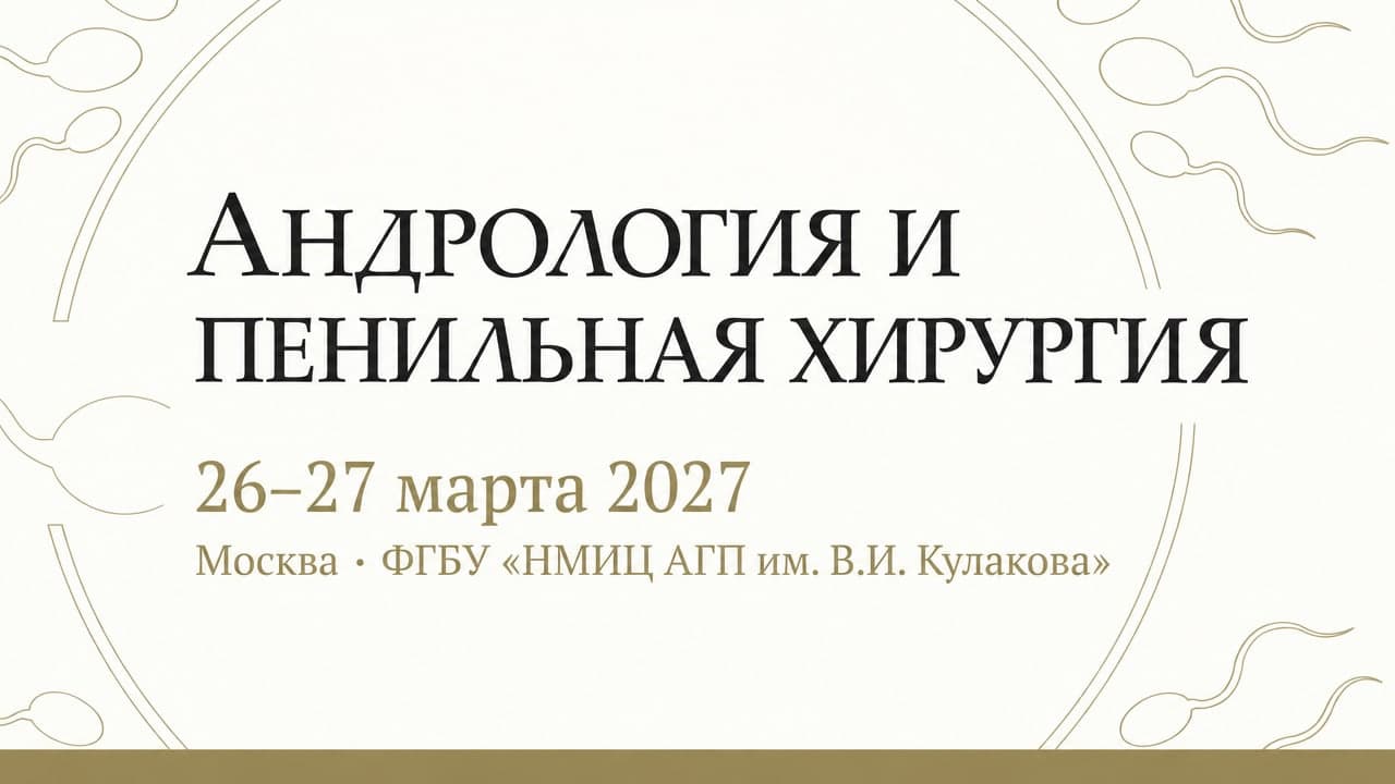 Научно-практическая конференция «Андрология и пенильная хирургия»