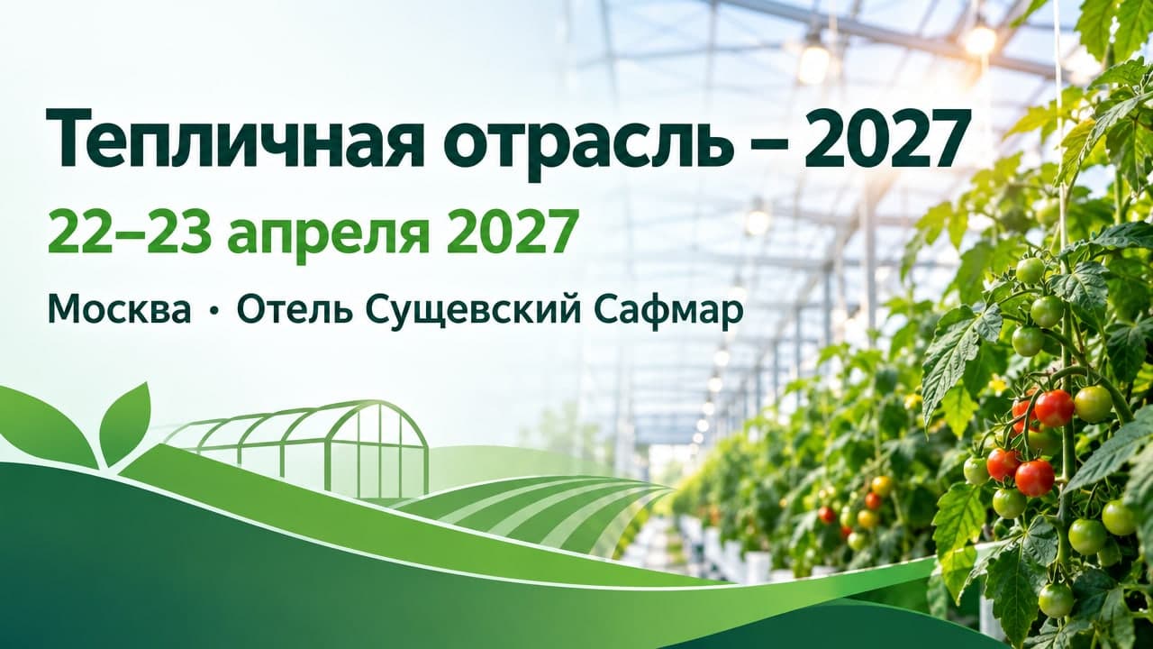 VIII Сельскохозяйственный форум «Тепличная отрасль – 2027»