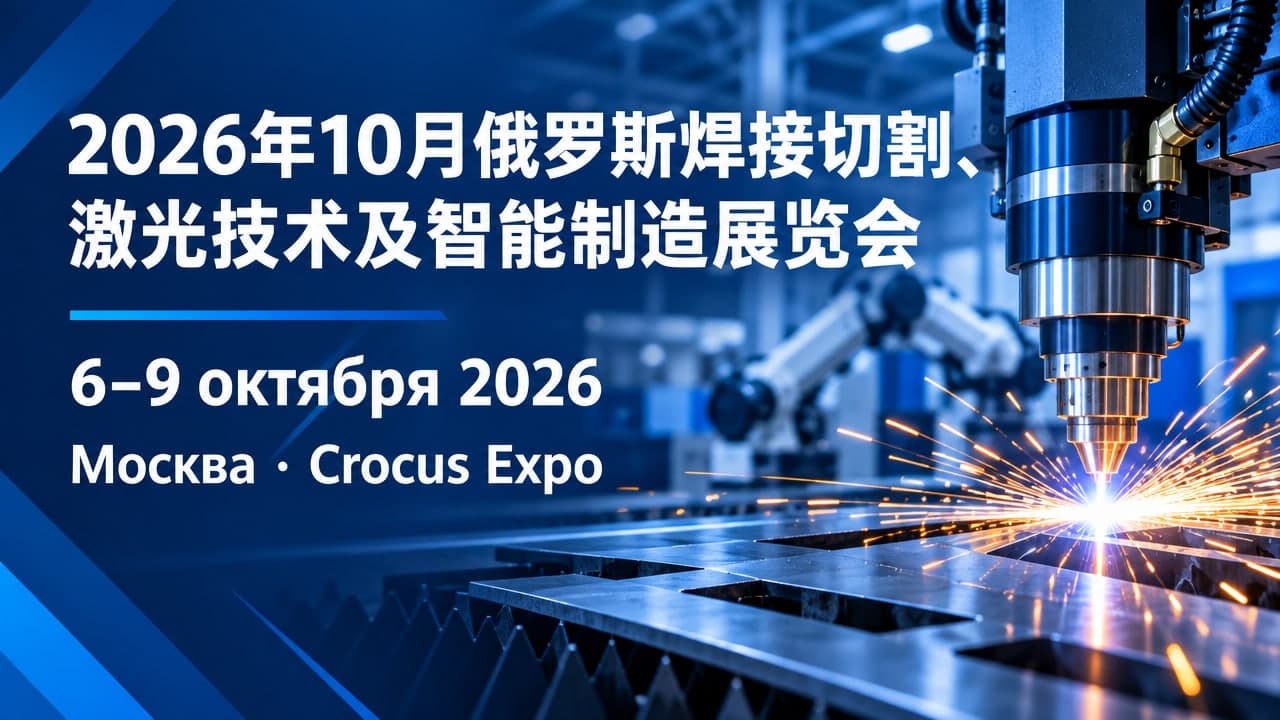 2026年10月俄罗斯焊接切割、激光技术及智能制造展览会