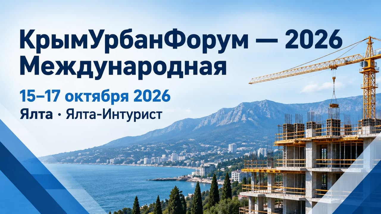 КрымУрбанФорум — 2026 Международная конференция по комплексному развитию территорий