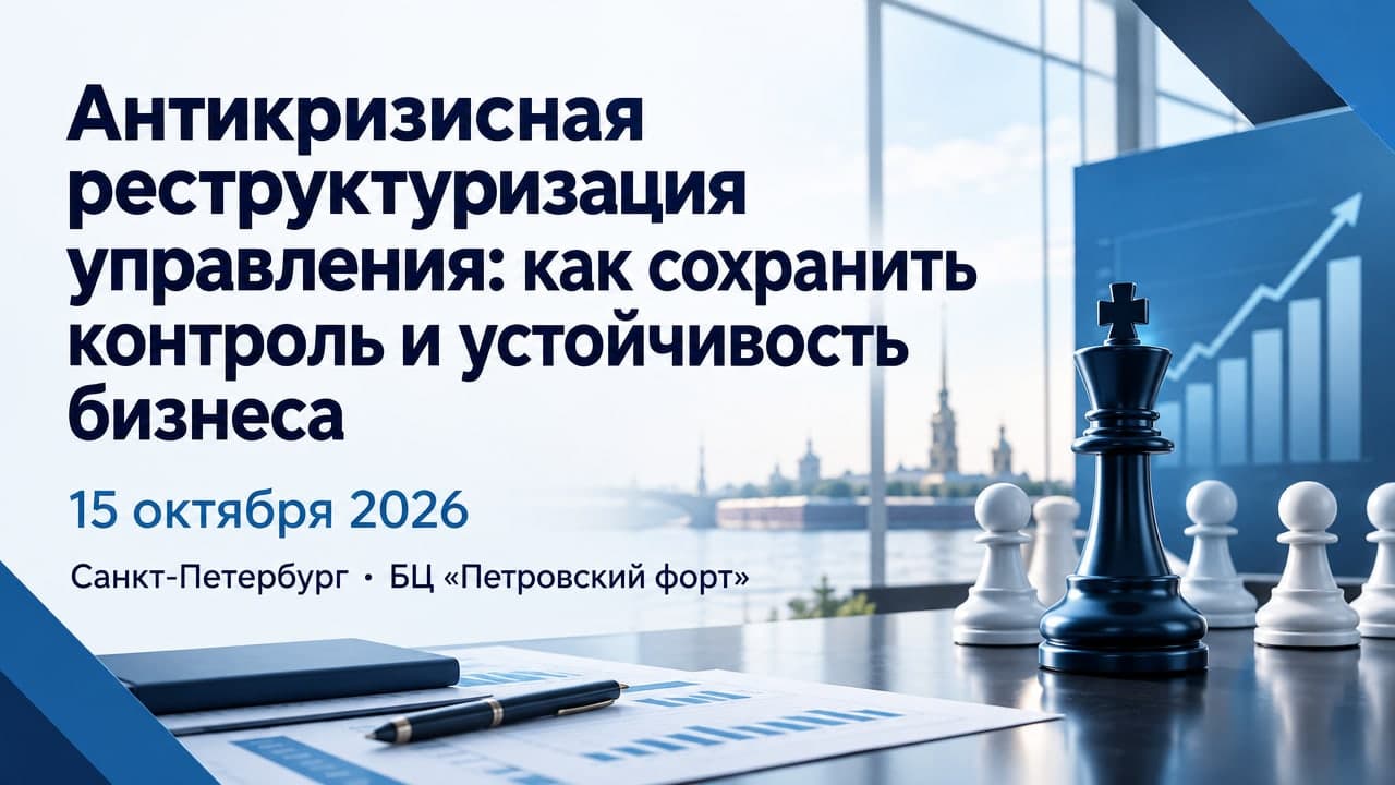 Антикризисная реструктуризация управления: как сохранить контроль и устойчивость бизнеса