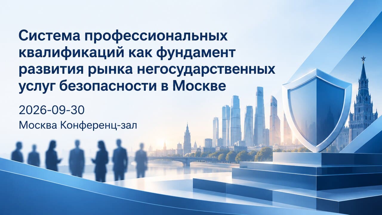 Система профессиональных квалификаций как фундамент развития рынка негосударственных услуг безопасности в Москве