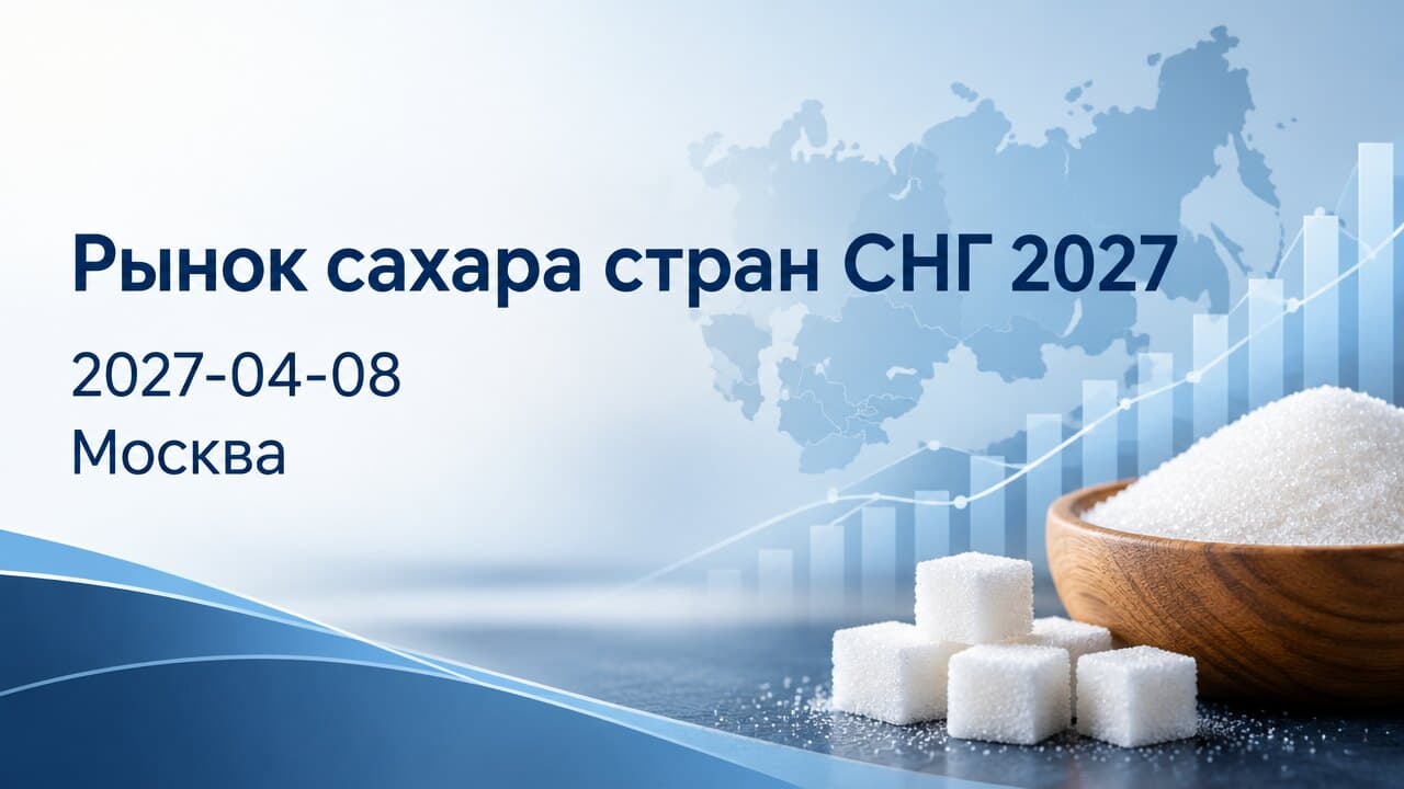 Рынок сахара стран СНГ 2027